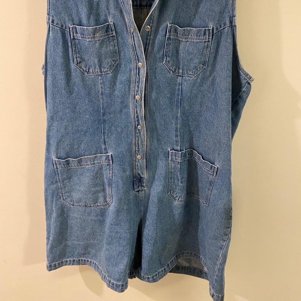 Jean romper - Picture 2 of 5